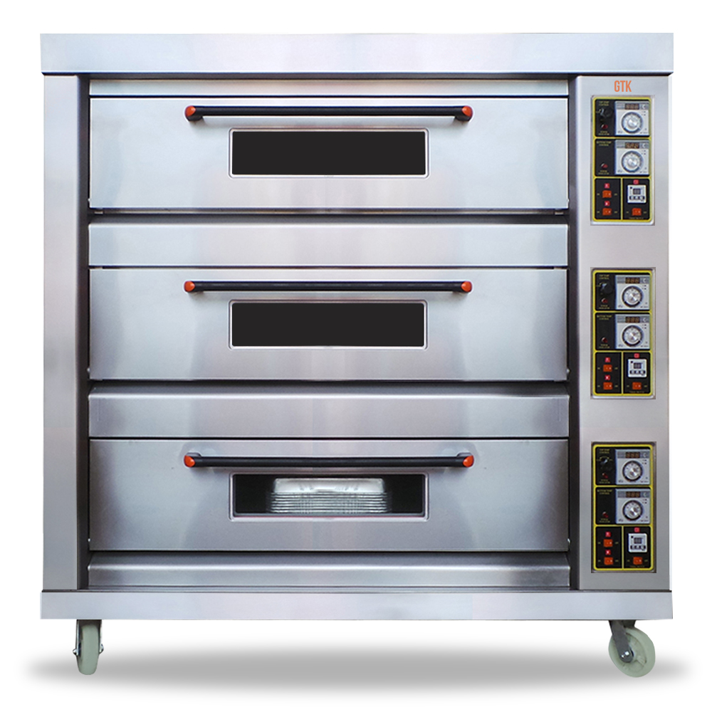 Gas Oven 3 Deck 9 Tray