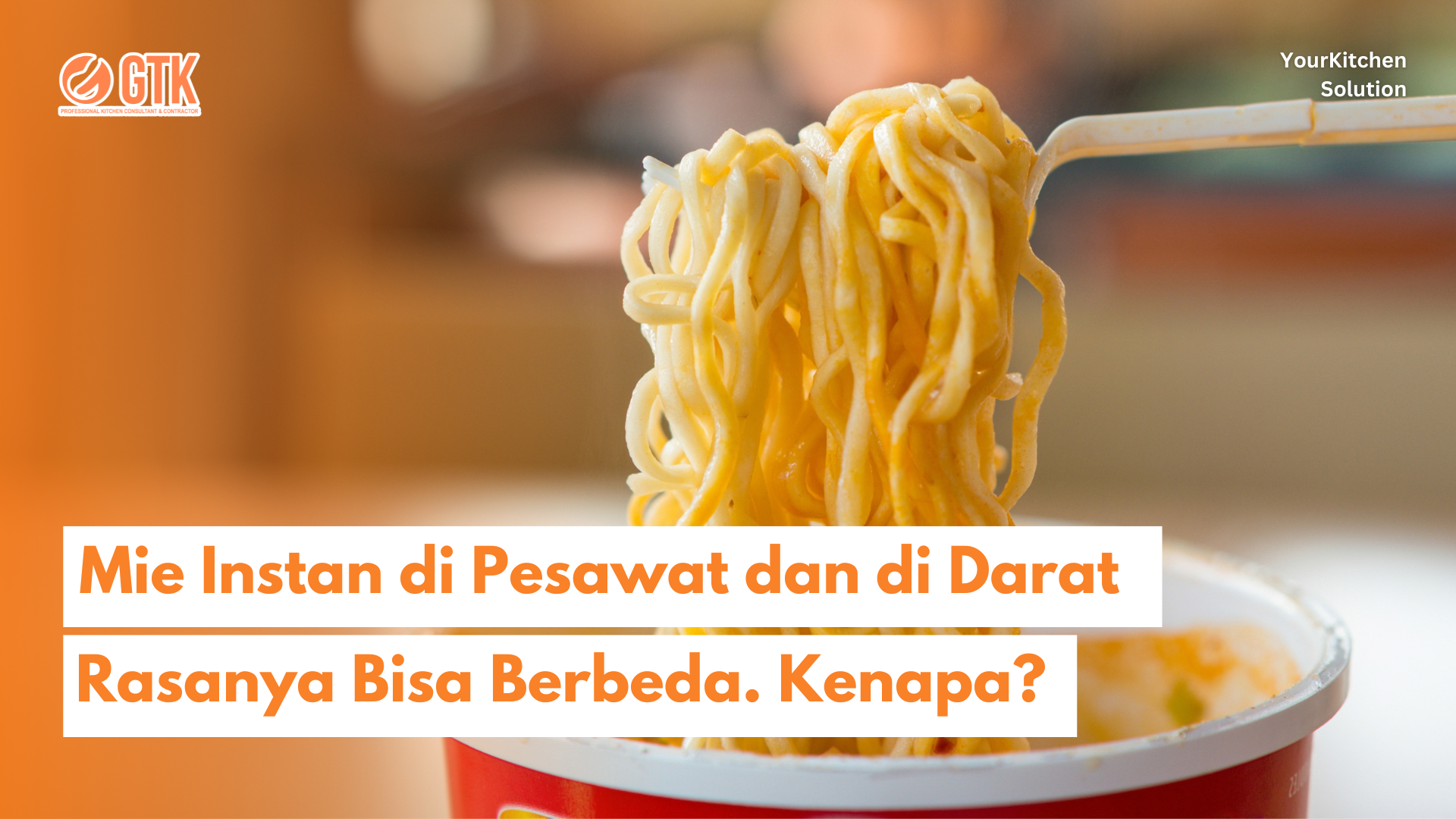 Read more about the article Mie Instan di Pesawat dan di Darat Rasanya Bisa Berbeda. Kenapa?